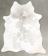 Medium Grey Large Brazilian Cowhide Rug 7'1"H x 5'7"W #B26515 by Hudson Hides