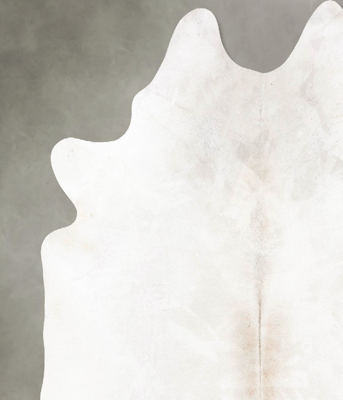 Ivory with Beige X-Large Brazilian Cowhide Rug 7'6"H x 6'1"W #B26525 by Hudson Hides