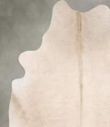 Champagne X-Large Brazilian Cowhide Rug 7'1"H x 6'0"W #B26548 by Hudson Hides