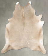 Champagne XX-Large Brazilian Cowhide Rug 8'6"H x 7'0"W #B26553 by Hudson Hides