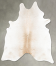 Grey with Beige XX-Large Brazilian Cowhide Rug 8'7"H x 6'11"W #B26616 by Hudson Hides