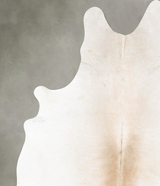 Grey with Beige XX-Large Brazilian Cowhide Rug 8'7"H x 6'11"W #B26616 by Hudson Hides