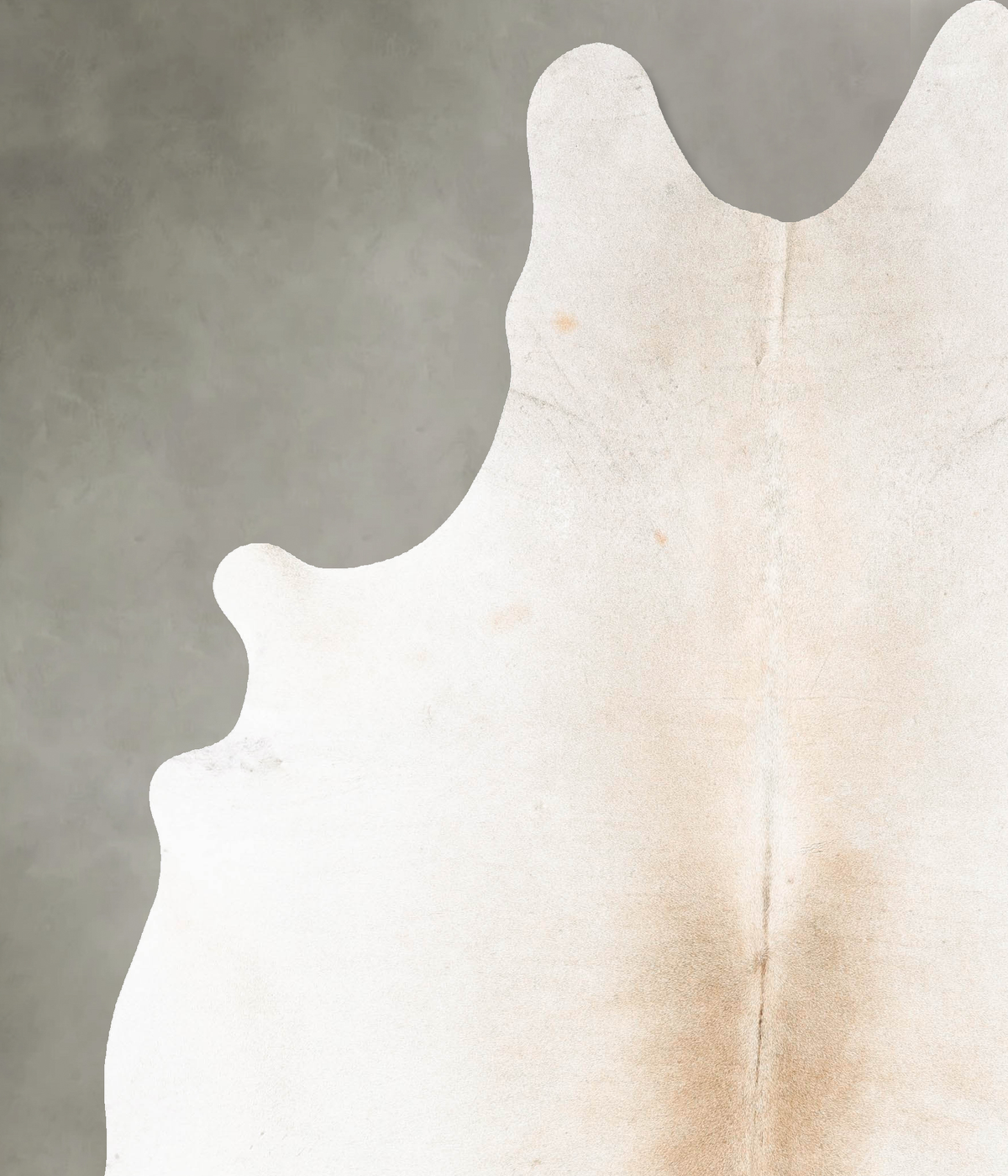 Grey with Beige Cowhide Rug #B26616