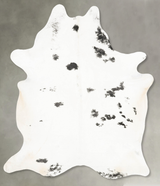 Black and White XX-Large Brazilian Cowhide Rug 8'6"H x 7'2"W #B26627 by Hudson Hides