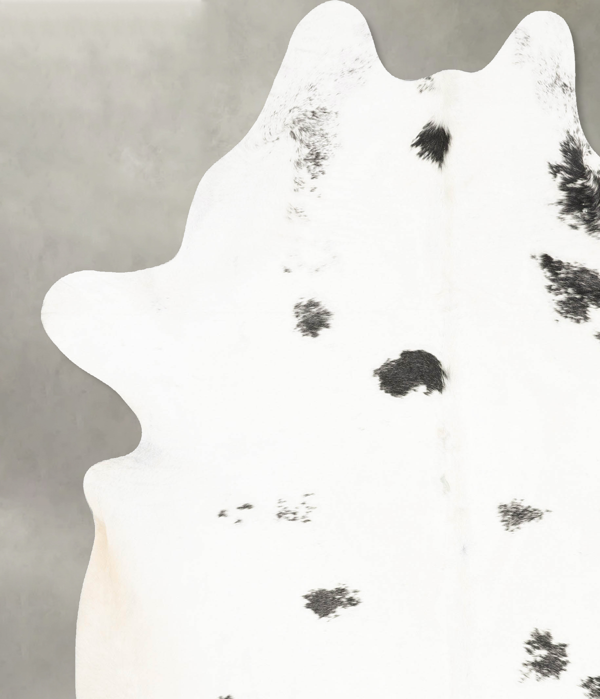 Black and White XX-Large Brazilian Cowhide Rug 8'6"H x 7'2"W #B26627 by Hudson Hides