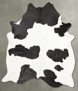 Black and White XX-Large Brazilian Cowhide Rug 8'6"H x 6'7"W #B26632 by Hudson Hides