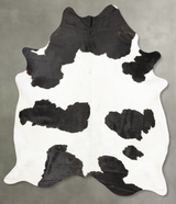 Black and White XX-Large Brazilian Cowhide Rug 8'6"H x 6'7"W #B26632 by Hudson Hides