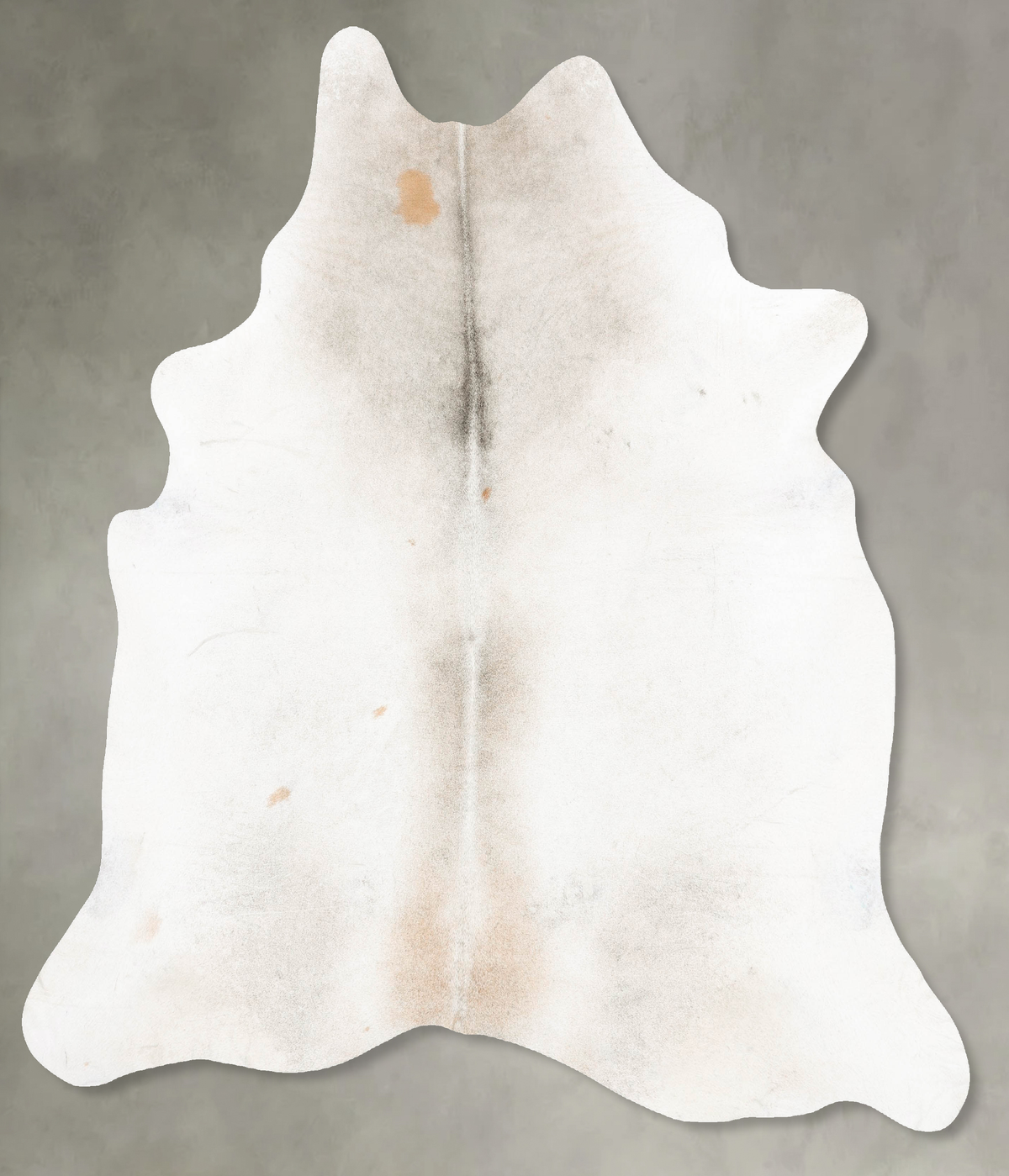 Grey with Beige Cowhide Rug #B26634