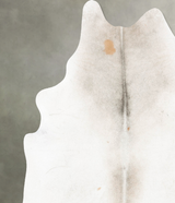 Grey with Beige XX-Large Brazilian Cowhide Rug 7'8"H x 7'0"W #B26634 by Hudson Hides