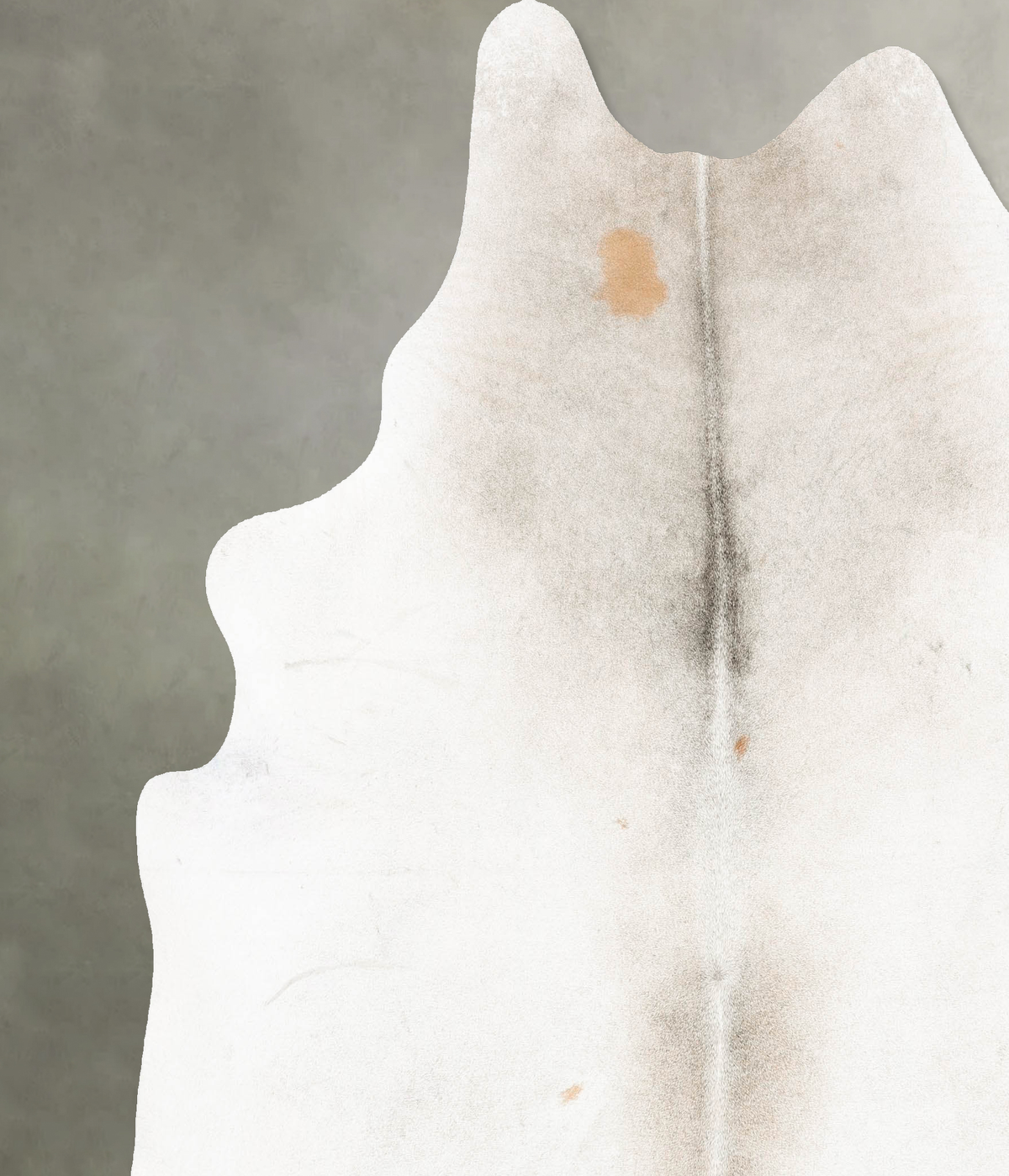 Grey with Beige Cowhide Rug #B26634