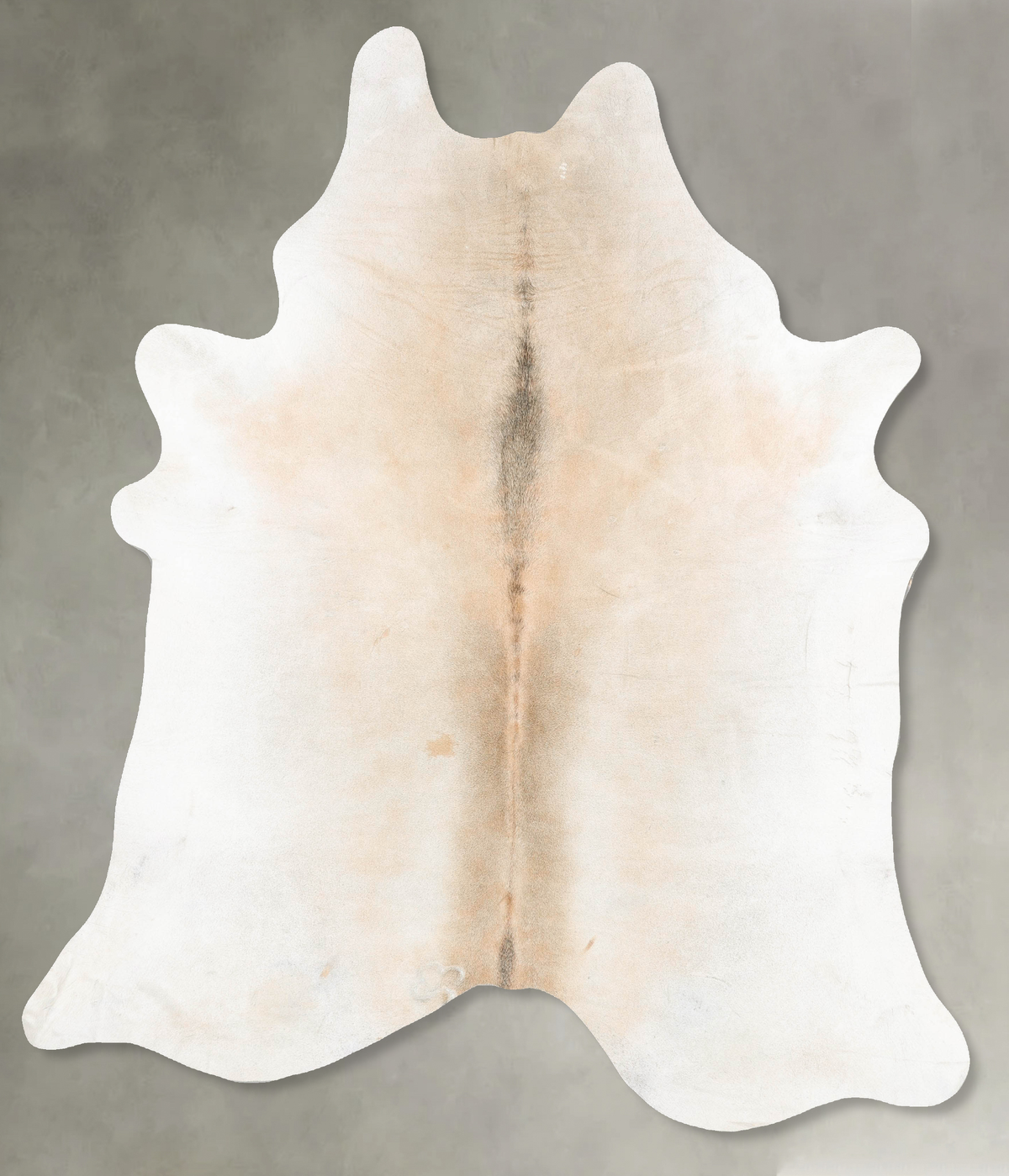 Grey with Beige Cowhide Rug #B26636