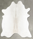 Light Grey X-Large Brazilian Cowhide Rug 7'5"H x 6'0"W #B26647 by Hudson Hides