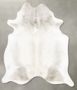 Light Grey X-Large Brazilian Cowhide Rug 7'1"H x 6'3"W #B26664 by Hudson Hides