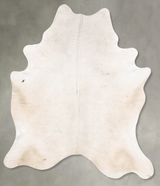 Light Grey X-Large Brazilian Cowhide Rug 7'8"H x 6'5"W #B26668 by Hudson Hides