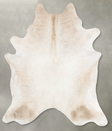 Champagne XX-Large Brazilian Cowhide Rug 8'1"H x 6'10"W #B26670 by Hudson Hides