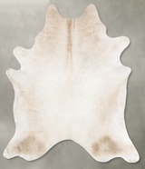 Champagne XX-Large Brazilian Cowhide Rug 8'1"H x 6'10"W #B26670 by Hudson Hides