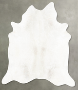 Light Grey X-Large Brazilian Cowhide Rug 6'9"H x 6'2"W #B26671 by Hudson Hides