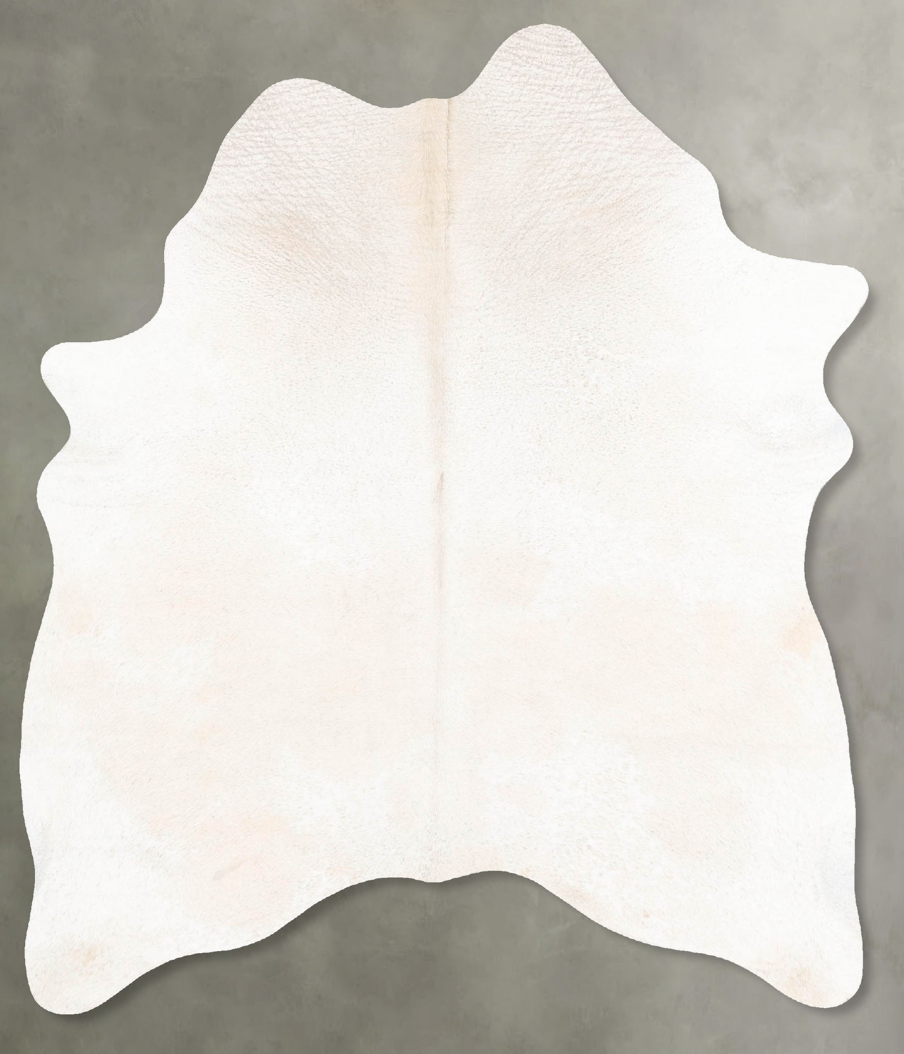 Light Grey Large Brazilian Cowhide Rug 6'6