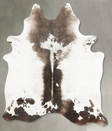 Medium Grey X-Large Brazilian Cowhide Rug 7'11"H x 6'3"W #B26682 by Hudson Hides