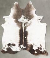 Medium Grey X-Large Brazilian Cowhide Rug 7'11"H x 6'3"W #B26682 by Hudson Hides