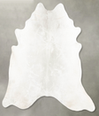 Light Grey XX-Large Brazilian Cowhide Rug 8'1"H x 7'0"W #B26685 by Hudson Hides