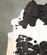 Black and White XX-Large Brazilian Cowhide Rug 8'0"H x 6'9"W #B26686 by Hudson Hides