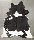 Black and White XX-Large Brazilian Cowhide Rug 8'2"H x 6'3"W #B26702 by Hudson Hides