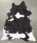 Black and White XX-Large Brazilian Cowhide Rug 8'2"H x 6'3"W #B26702 by Hudson Hides