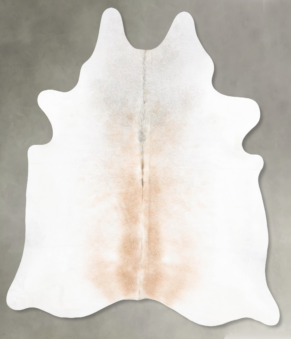 Grey with Beige Cowhide Rug #B26723