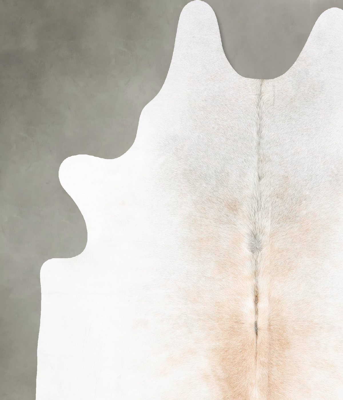 Grey with Beige Cowhide Rug #B26723