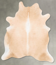 Palomino XX-Large Brazilian Cowhide Rug 8'0"H x 6'10"W #B26726 by Hudson Hides