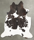 Black and White XX-Large Brazilian Cowhide Rug 7'9"H x 6'8"W #B26732 by Hudson Hides