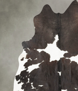 Black and White XX-Large Brazilian Cowhide Rug 7'9"H x 6'8"W #B26732 by Hudson Hides
