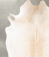 Grey with Beige XX-Large Brazilian Cowhide Rug 8'3"H x 7'4"W #B26745 by Hudson Hides