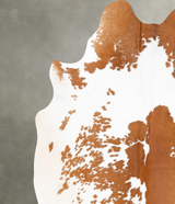 Brown and White X-Large Brazilian Cowhide Rug 7'6"H x 6'8"W #B26759 by Hudson Hides