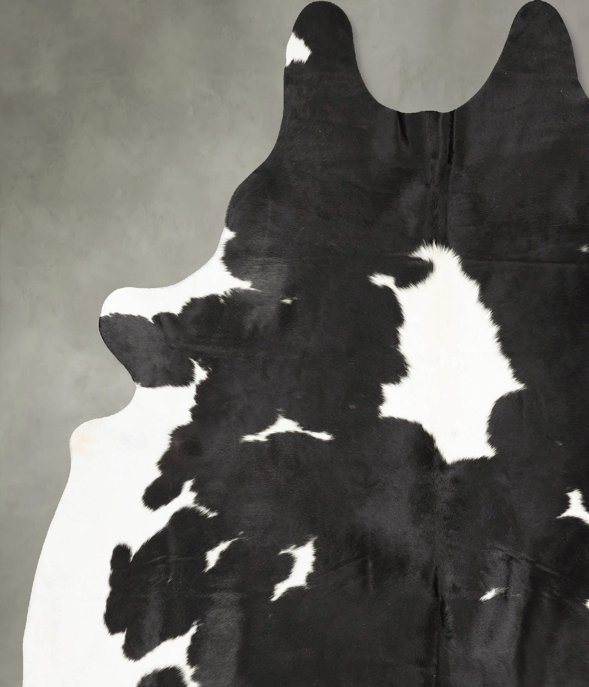 Black and White XX-Large Brazilian Cowhide Rug 8'7"H x 6'9"W #B26779 by Hudson Hides