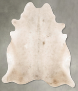Champagne X-Large Brazilian Cowhide Rug 6'11"H x 6'5"W #B26846 by Hudson Hides