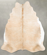 Palomino X-Large Brazilian Cowhide Rug 7'3"H x 6'1"W #B26873 by Hudson Hides