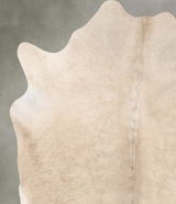 Champagne Large Brazilian Cowhide Rug 6'9"H x 5'11"W #B26908 by Hudson Hides