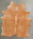 Solid Brown Large Brazilian Cowhide Rug 7'0"H x 5'6"W #B26913 by Hudson Hides
