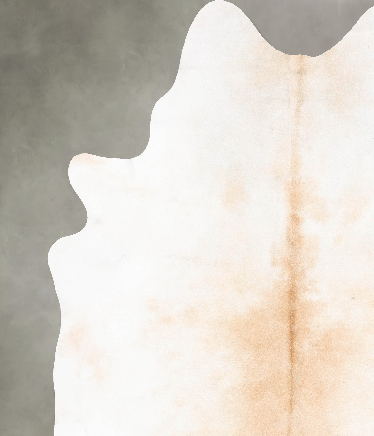 Ivory with Beige XX-Large Brazilian Cowhide Rug 9'2"H x 7'5"W #B26917 by Hudson Hides