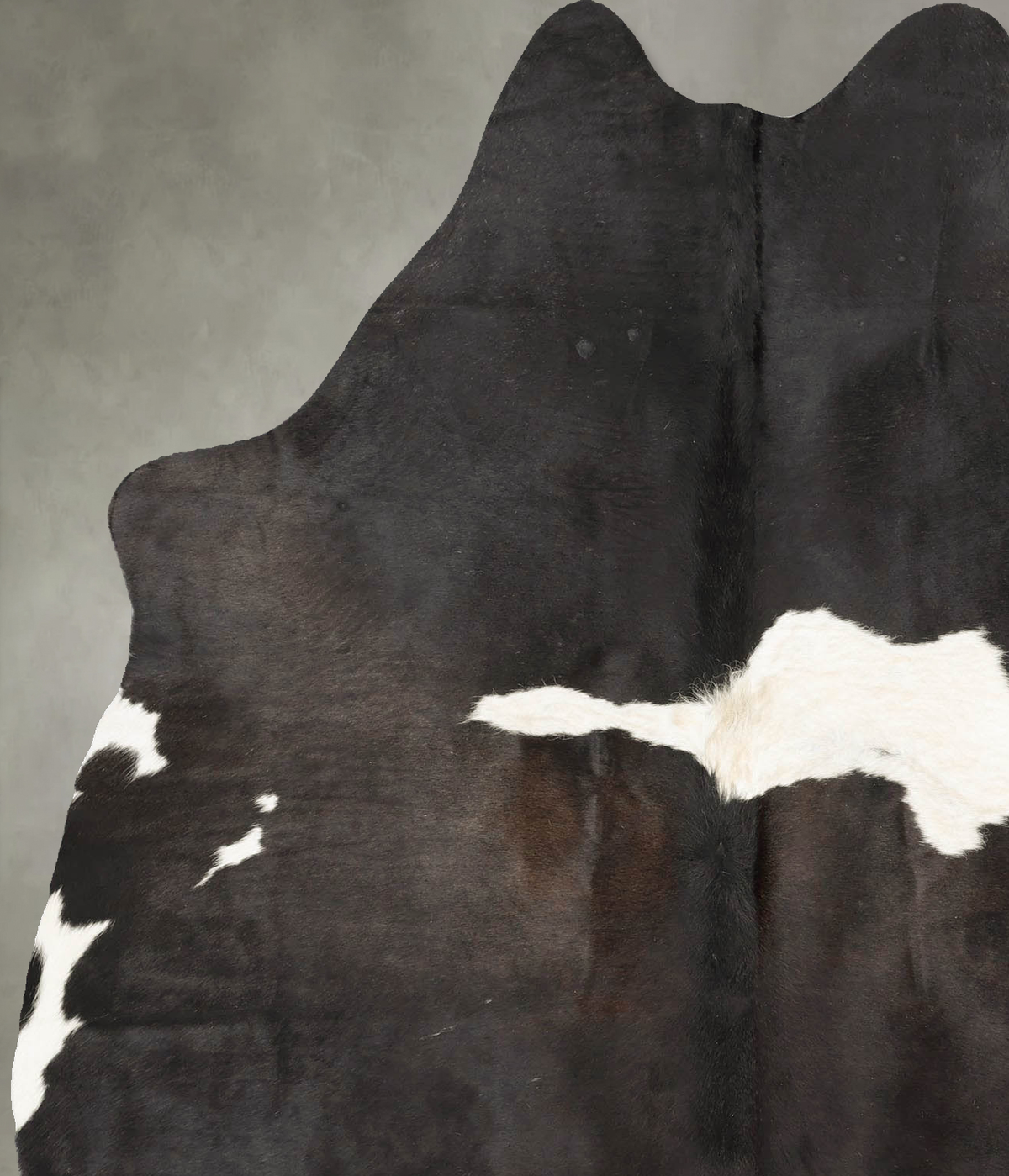Black and White Large Brazilian Cowhide Rug 6'10"H x 5'1"W #B26919 by Hudson Hides