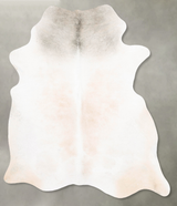 Grey with Beige X-Large Brazilian Cowhide Rug 7'7"H x 6'1"W #B26936 by Hudson Hides