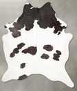 Black and White XX-Large Brazilian Cowhide Rug 8'10"H x 6'11"W #B26952 by Hudson Hides