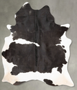 Black and White XX-Large Brazilian Cowhide Rug 8'7"H x 6'3"W #B26968 by Hudson Hides