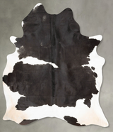 Black and White XX-Large Brazilian Cowhide Rug 8'7"H x 6'3"W #B26968 by Hudson Hides