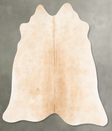 Beige Large Brazilian Cowhide Rug 5'6"H x 6'3"W #B27006 by Hudson Hides