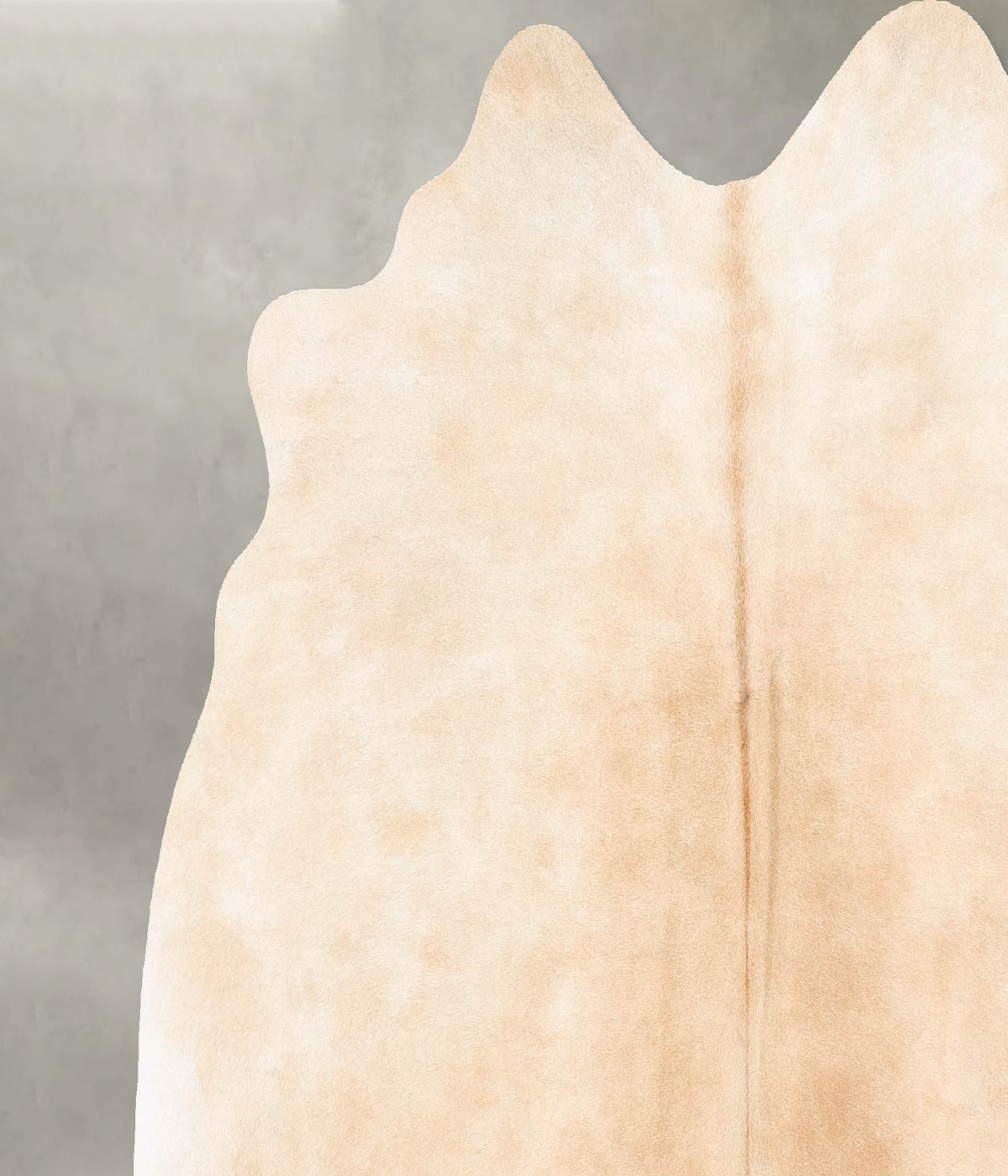 Beige Large Brazilian Cowhide Rug 5'6"H x 6'3"W #B27006 by Hudson Hides