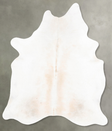 Grey with Beige X-Large Brazilian Cowhide Rug 7'7"H x 5'9"W #B27009 by Hudson Hides