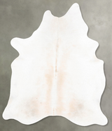 Grey with Beige X-Large Brazilian Cowhide Rug 7'7"H x 5'9"W #B27009 by Hudson Hides